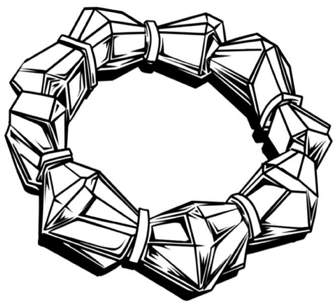 malvorlage-schmuckstueck-kette-aus-diamanten