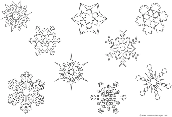 malvorlage-schneeflocken-kreative-gestaltung