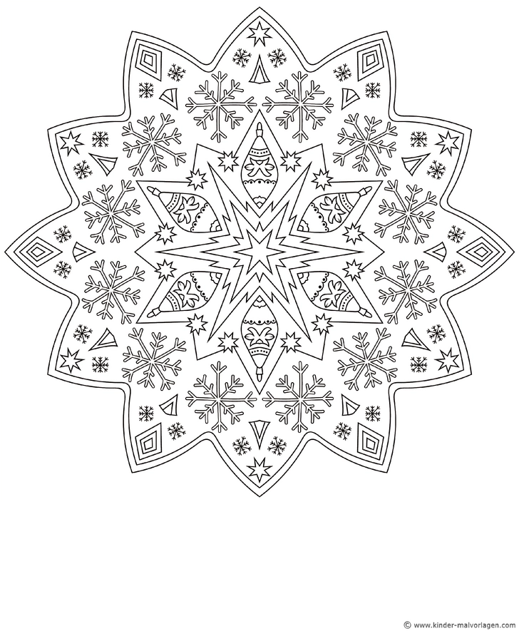 malvorlage-schneeflocken-weihnachtskugeln-gestalten