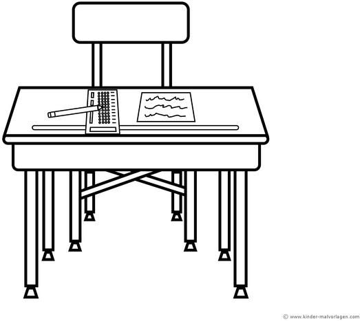 malvorlage-schreibtisch-mit-stuhl-und-notizblock