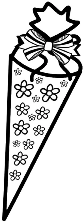 malvorlage-schultuete-mit-blumen-und-schleife