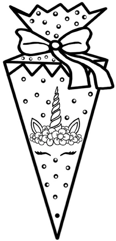 malvorlage-schultuete-mit-einhorn
