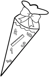 malvorlage-schultuete-mit-zahlen-und-schleife