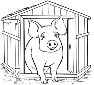 malvorlage-schwein-im-stall