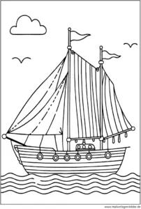 malvorlage-segelschiff-ausmalen-fuer-kinder