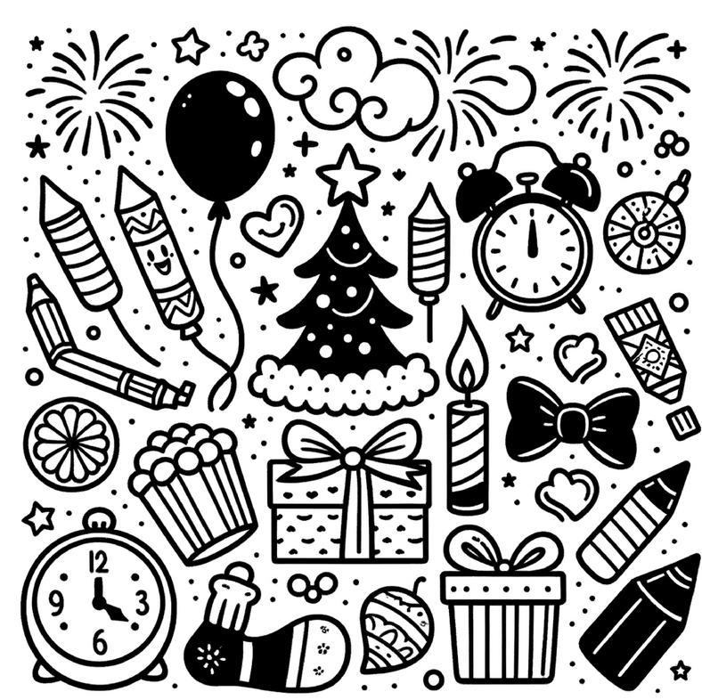 malvorlage-silvester-weihnachten-ausmalbilder