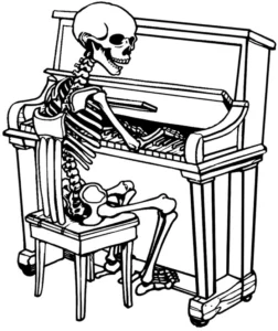 malvorlage-skelett-am-piano