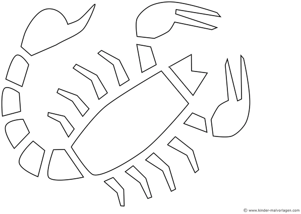 malvorlage-skorpion-ausmalen