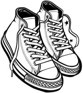 malvorlage-sneakers-ausmalen