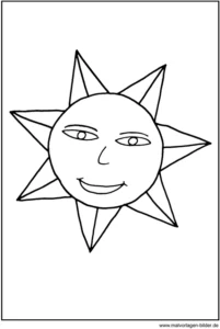 malvorlage-sonne-freundliches-gesicht-ausmalen