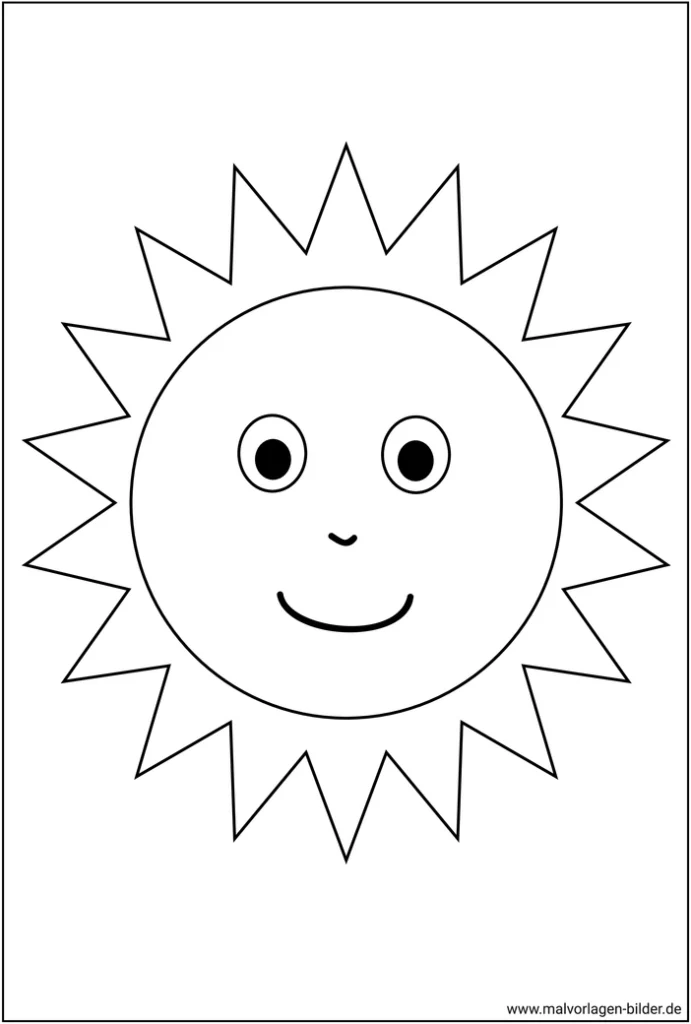 malvorlage-sonne-mit-gesicht-ausmalen