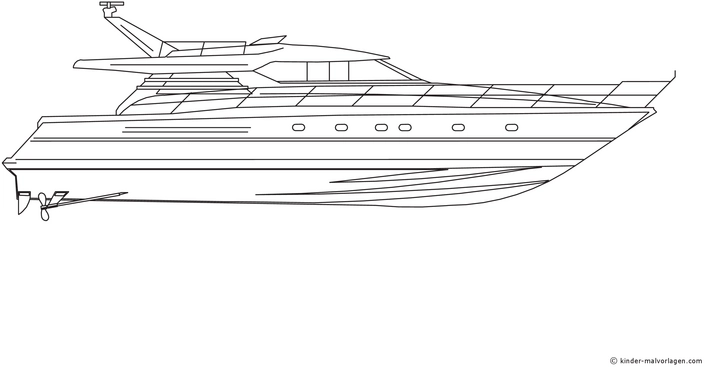 malvorlage-speedboat-ausmalbild