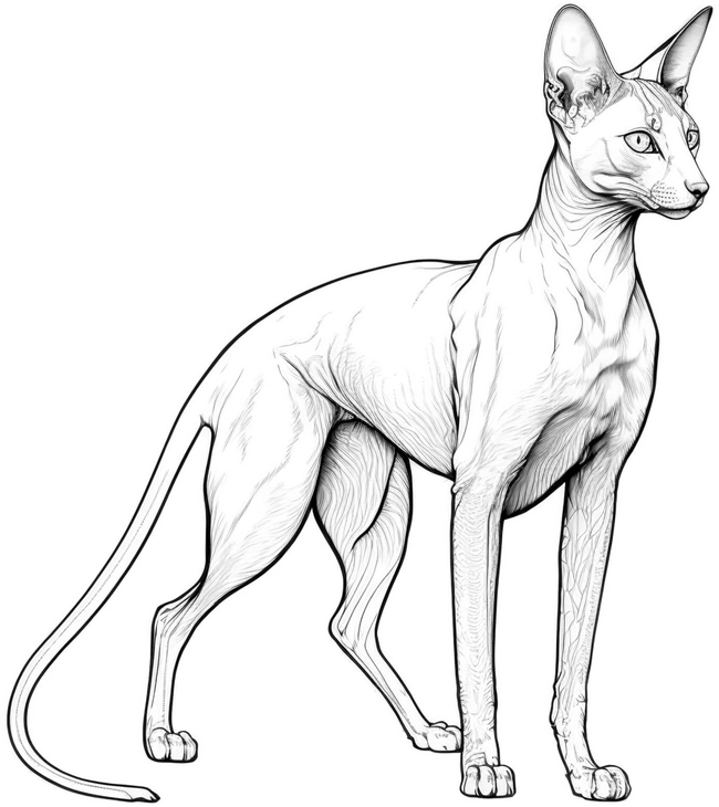 malvorlage-sphynx-katze-zum-ausmalen
