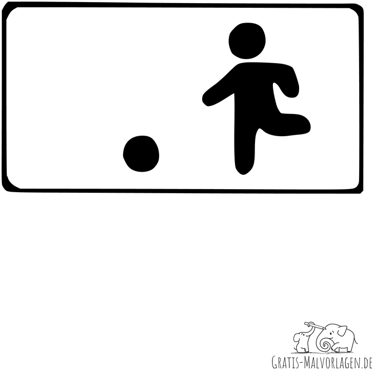 malvorlage-spielende-figur-mit-ball