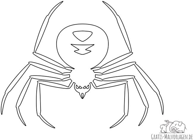 malvorlage-spinne-mit-ausgezeichnetem-design