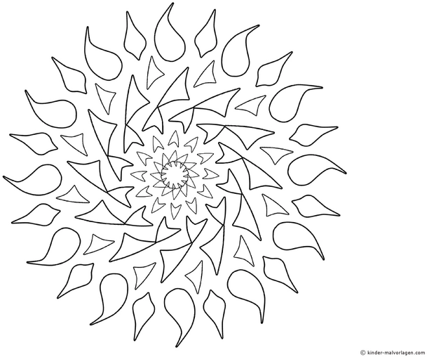 malvorlage-spiralfoermiges-muster-mit-tropfenartigen-elementen