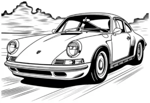 malvorlage-sportwagen-ausmalen