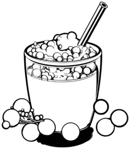 malvorlage-sprudelndes-getraenk-mit-strohhalm-und-perlen