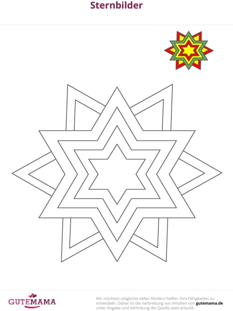 malvorlage-sternbilder-geometrische-muster