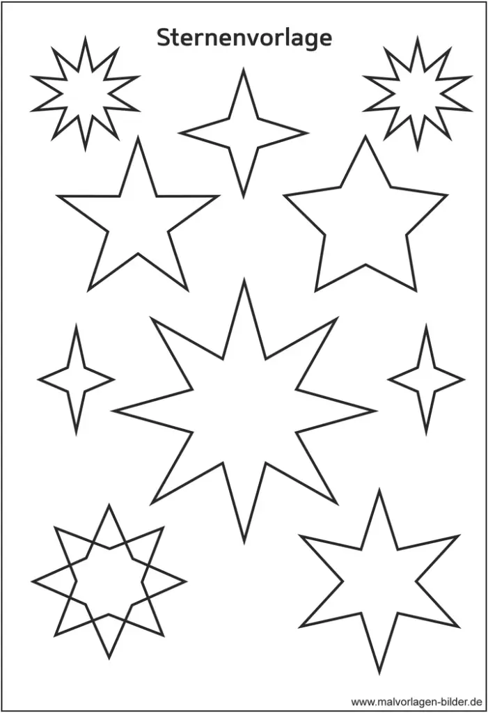 malvorlage-sterne-fuer-kreative-ausmalprojekte