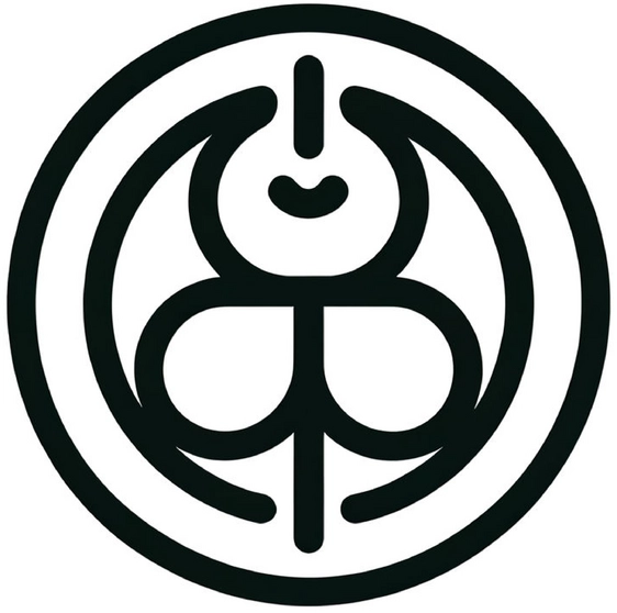 malvorlage-stilisiertes-symbol-fuer-kreative-ausmalprojekte