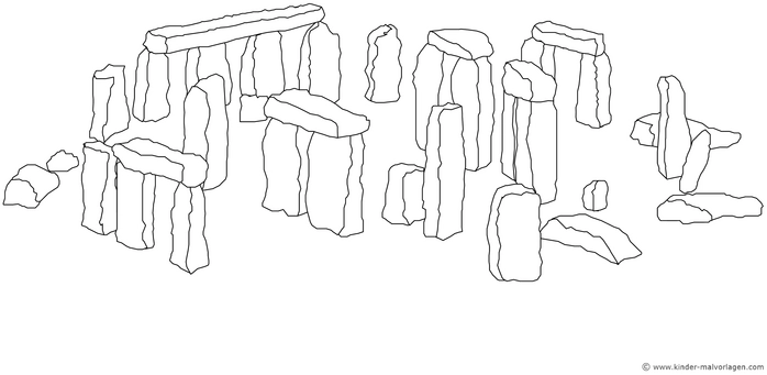malvorlage-stonehenge-monument-ausmalen