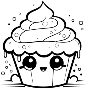 malvorlage-suesse-cupcake-mit-augen