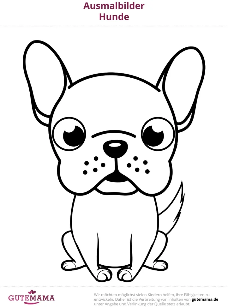 malvorlage-suesse-hunde-ausmalbild