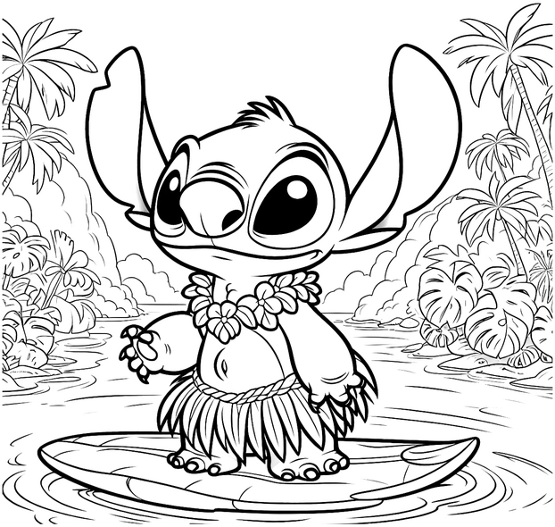 malvorlage-surfwesen-palmengarten