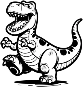 malvorlage-t-rex-dinosaurier-ausmalbild