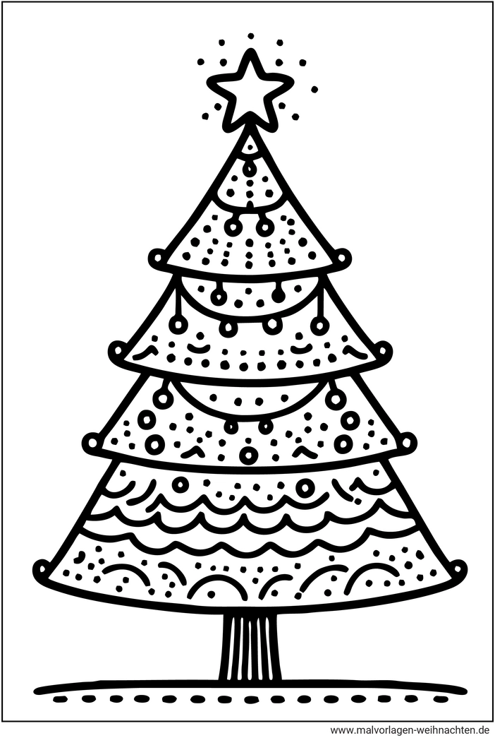 malvorlage-tannenbaum-ausmalen