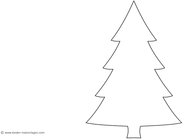 malvorlage-tannenbaum-winterlandschaft