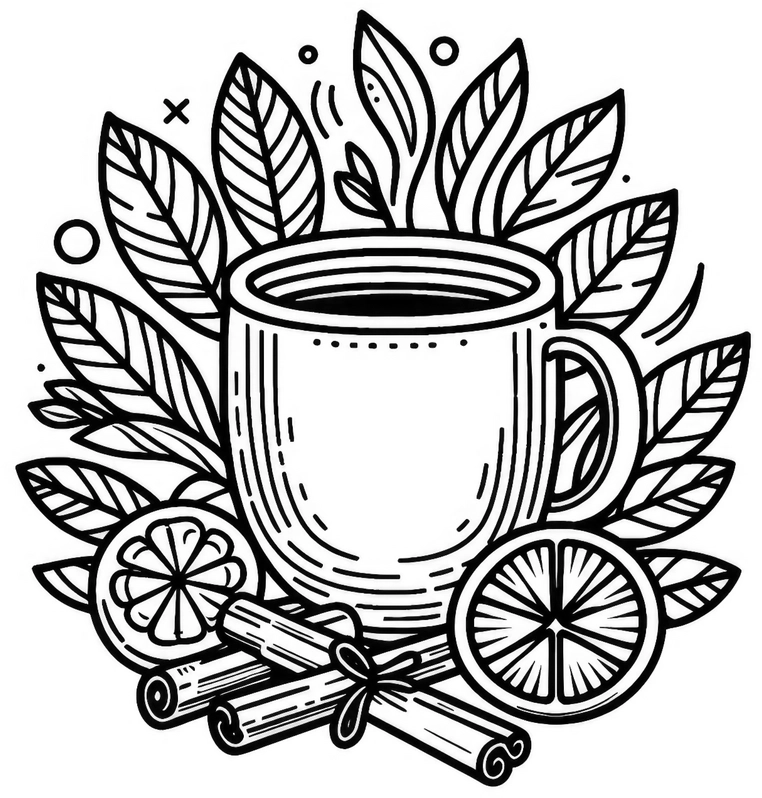 malvorlage-tasse-zimt-zitrusfruechte