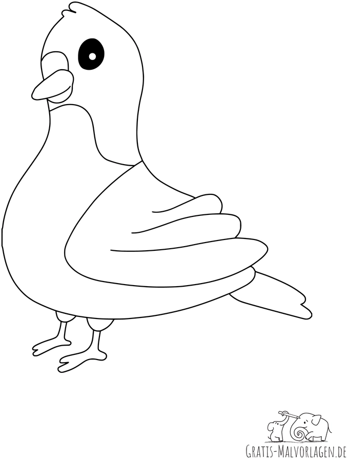 malvorlage-taube-kreativ-gestalten