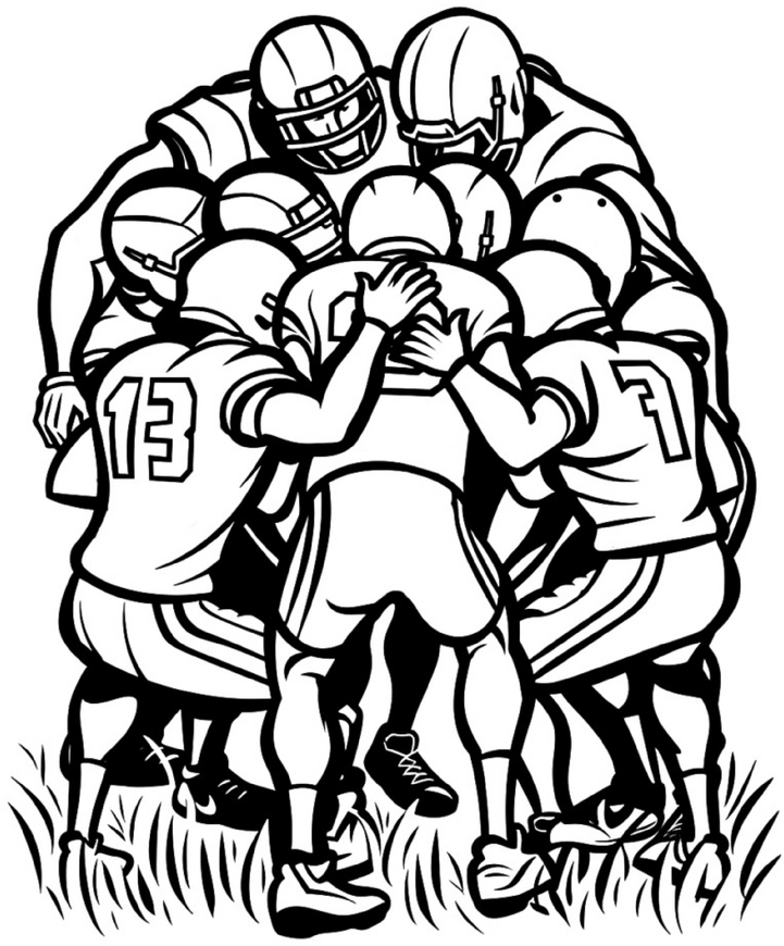 malvorlage-teamgeist-american-football-spieler-im-huddle