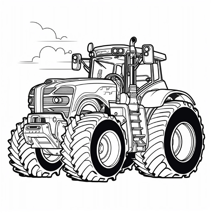 malvorlage-traktor-grosse-reifen-viele-details