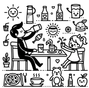 malvorlage-trinken-und-spass-fuer-kinder