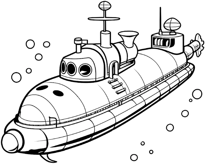 malvorlage-u-boot-mit-bubbles