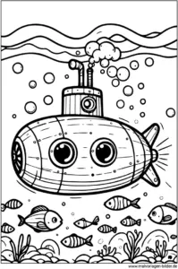 malvorlage-u-boot-unterwasserwelt