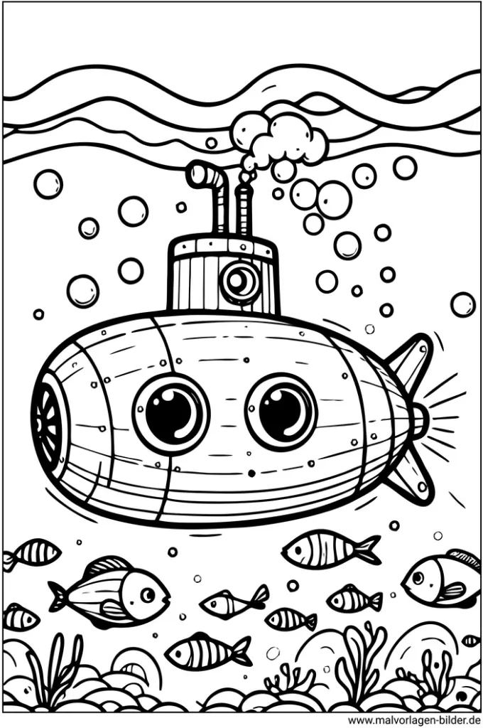 malvorlage-u-boot-unterwasserwelt