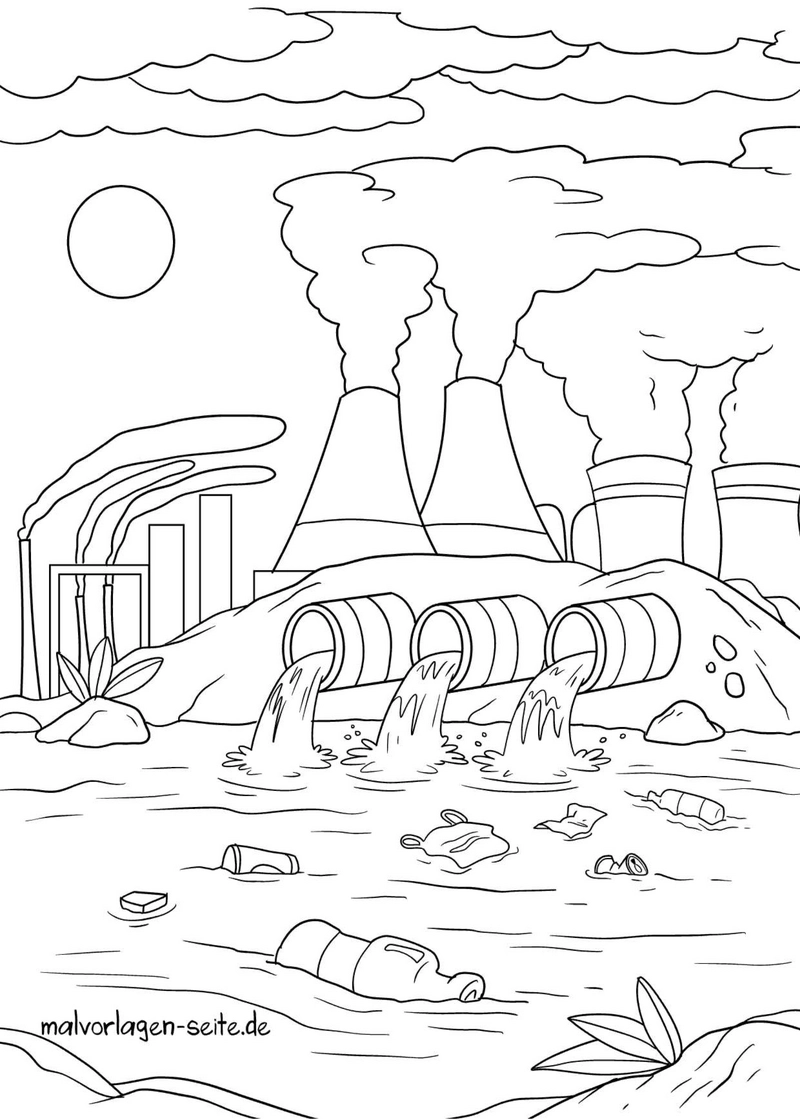 malvorlage-umweltverschmutzung-illustration