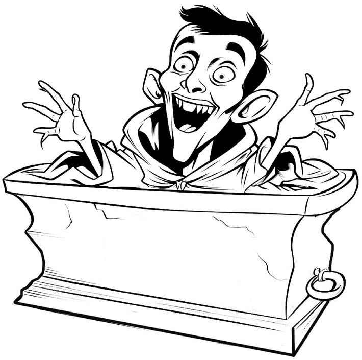 malvorlage-vampir-im-sarg-fuer-halloween