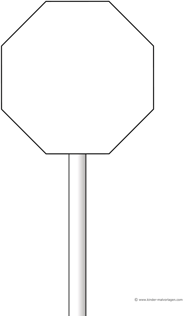 malvorlage-verkehrsschild-leeres-achteck