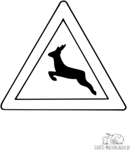 malvorlage-verkehrszeichen-wildwechsel-hirsch