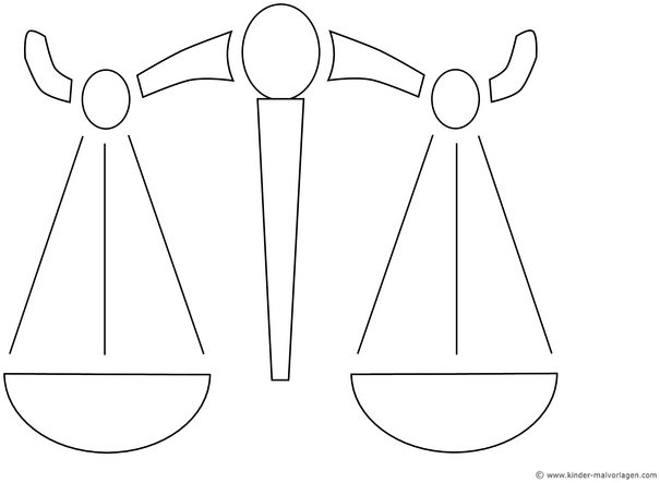 malvorlage-waage-kreatives-ausmalen