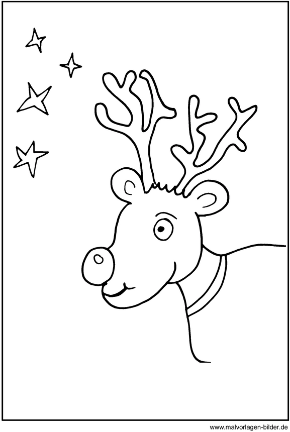 malvorlage-weihnachten-rentier-ausmalen
