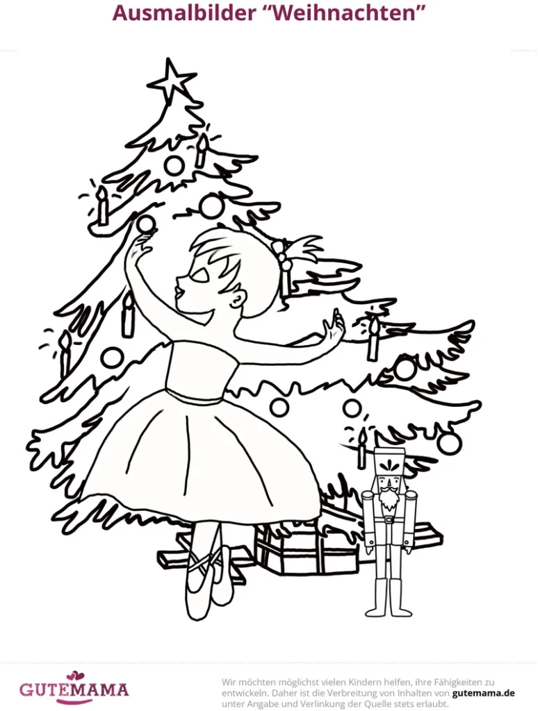 malvorlage-weihnachten-tannembaum-taenzerin