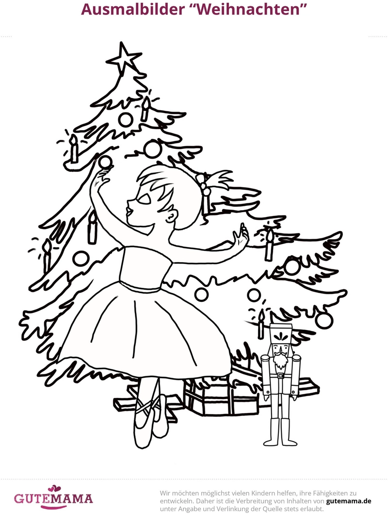 malvorlage-weihnachten-tannembaum-taenzerin