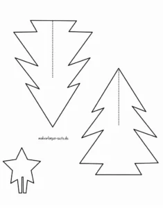 malvorlage-weihnachtsbaum-und-stern-zum-ausmalen