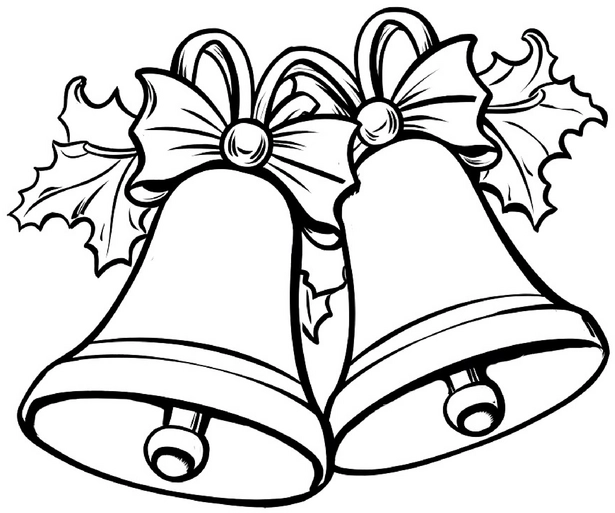 malvorlage-weihnachtsglocken-stechpalme-banden